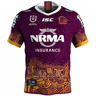 Brisbane Broncos Rugby Jersey 2019 Indigenous