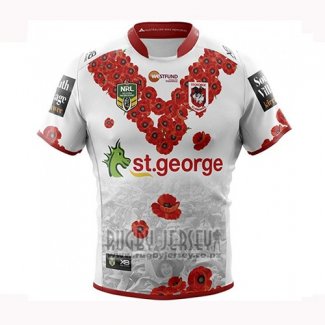 St George Illawarra Dragons Rugby Jersey 2018-19 Conmemorative