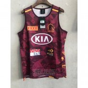 Brisbane Broncos Rugby Tank Top 2021 Training