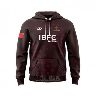 Hoodies Samoa Rugby Marron