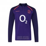 Jersey England Manga Larga Rugby Away Classic