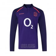 Jersey England Manga Larga Rugby Away Classic