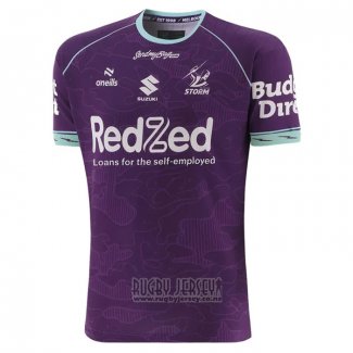Jersey Melbourne Storm Rugby 2026 Training Purple