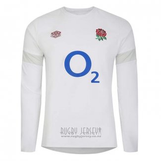 Jersey England Long Sleeve Rugby White