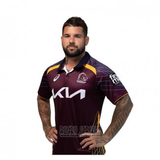 Jersey Brisbane Broncos Rugby 2025 Captains Run