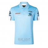 Jersey Polo Cronulla Sutherland Sharks Rugby 2026 Blue