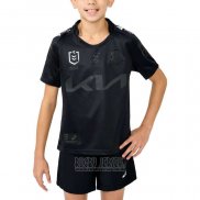 Jersey Kid's Brisbane Broncos Rugby 2025 Captains Run Black