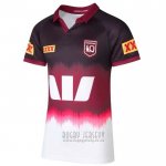 Jersey Queensland Maroons Rugby 2024 Training White Fuchsia