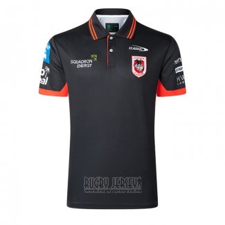 Jersey Polo St George Illawarra Dragons Rugby 2026 Black