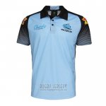 Polo Cronulla Sutherland Sharks Rugby Jersey 2021 Sky Blue