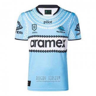Jersey Cronulla Sutherland Sharks Rugby 2025 Conmemorativa