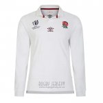 Jersey England Long Sleeve Rugby 2023 World Cup Home