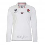 Jersey England Long Sleeve Rugby 2023 World Cup Home