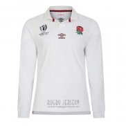 Jersey England Long Sleeve Rugby 2023 World Cup Home