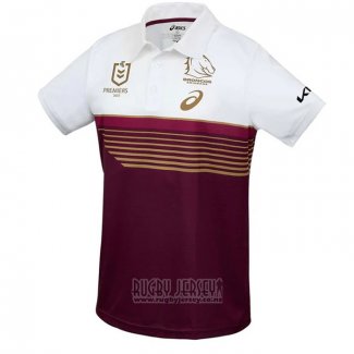 Jersey Polo Brisbane Broncos Rugby 2025 Home