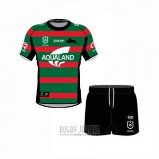 Kid's Kits South Sydney Rabbitohs Rugby Jersey 2021 Home