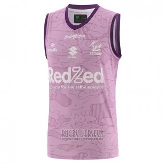 Tank Top Melbourne Storm Rugby 2026 Training Pink