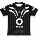 Jersey Kid's New Zealand Warriors Rugby 2025 Training Black