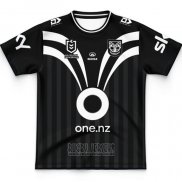 Jersey Kid's New Zealand Warriors Rugby 2025 Training Black