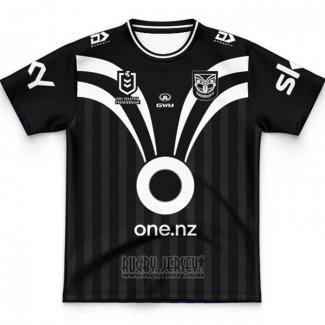 Jersey Kid's New Zealand Warriors Rugby 2025 Training Black