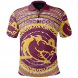 Polo Brisbane Broncos Rugby Jersey 2021 Indigenous