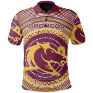 Polo Brisbane Broncos Rugby Jersey 2021 Indigenous