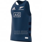 Tank Top New Zealand All Blacks Rugby Jersey 2019 Blue