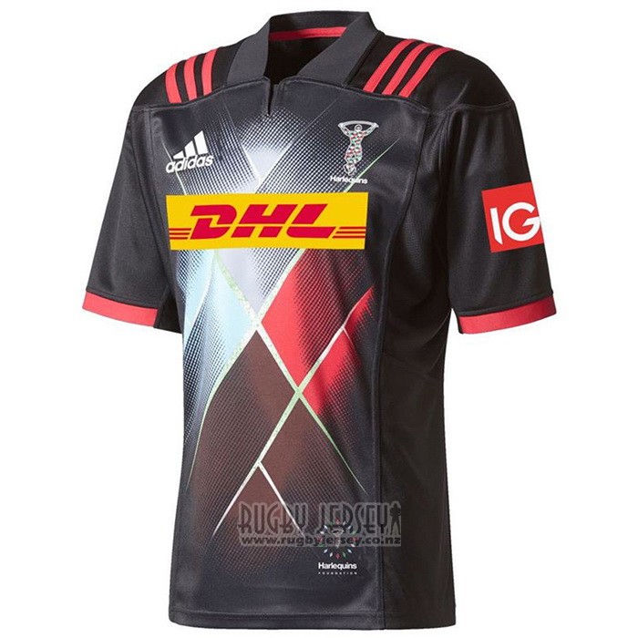 Harlequin F.c Rugby Jersey 2021 Black | RUGBYJERSEY.CO.NZ